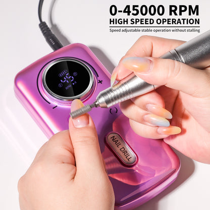 Cordless Electric Nail Drill with LCD