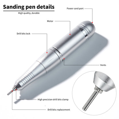 Cordless Electric Nail Drill with LCD